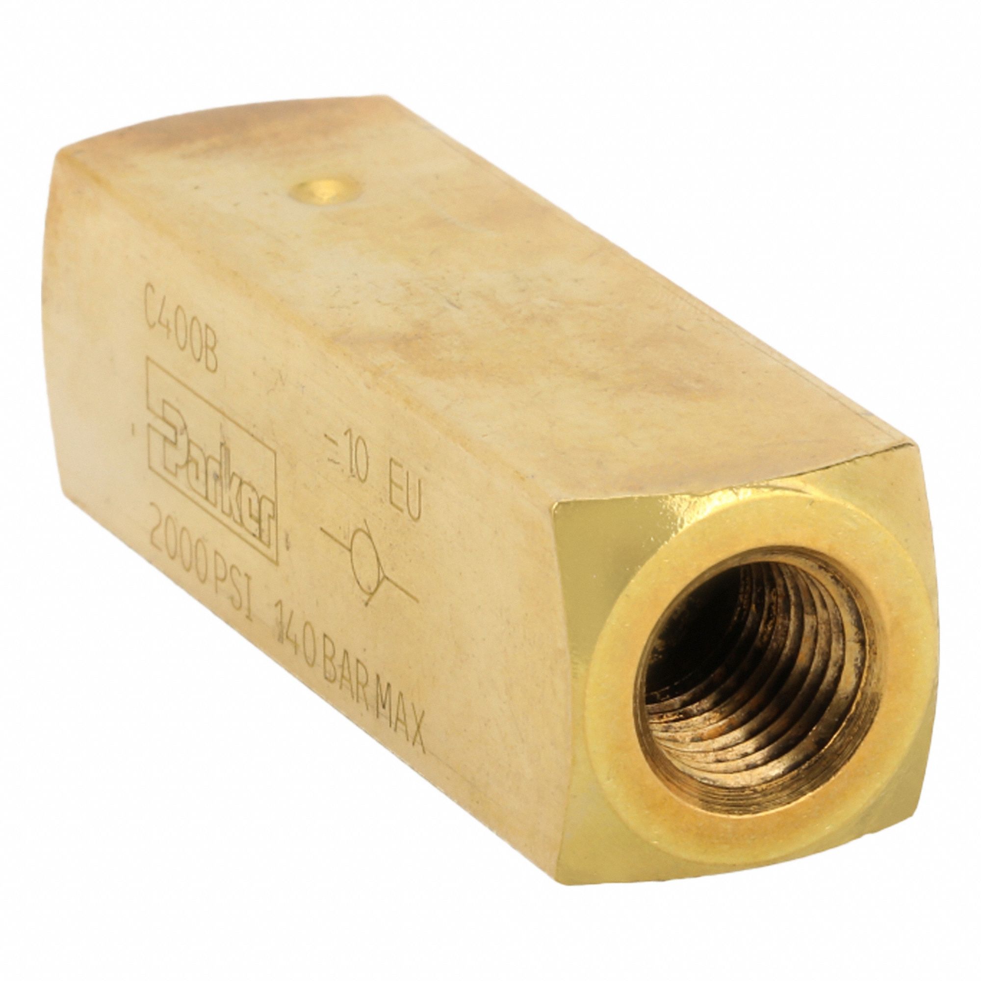 Hydraulic Check Valve: 2, 000 psi, 5 gpm, 1/4 in, NPT
