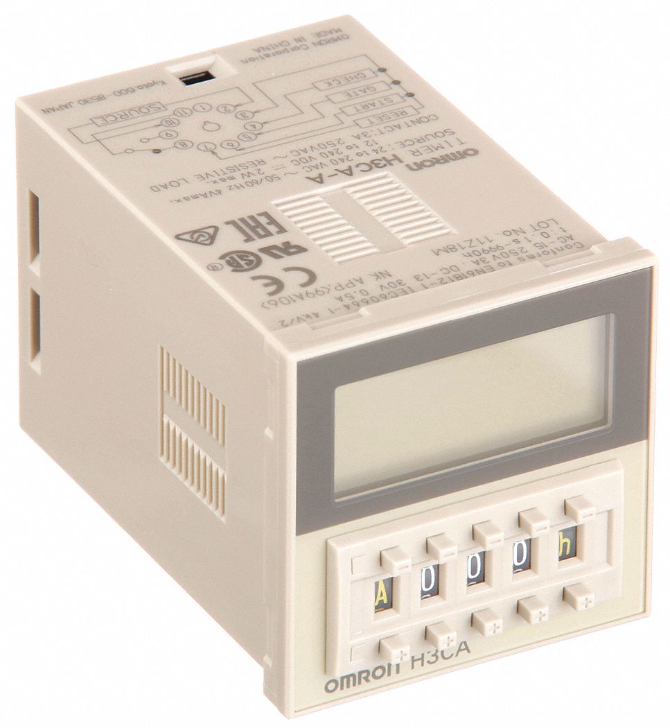 MULTI-FUNCTION TIME DELAY RELAY, PANEL DOOR RELAY MOUNTING, 12 TO 240V DC/24 TO 240V AC