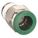 MALE CONNECTOR: NICKEL PLATED BRASS, PUSH-TO-CONNECT X MNPTF, FOR ⅜ IN TUBE OD, 10 PK