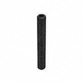 Black Alloy Steel Socket SET / GRUB SCREWS Cup Point Qty 20 #3-48 x 3/16" 