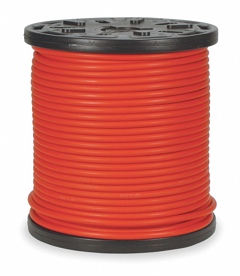 Rolair 1/4In x 50Ft Noodle Air Compressor Hose with Fittings