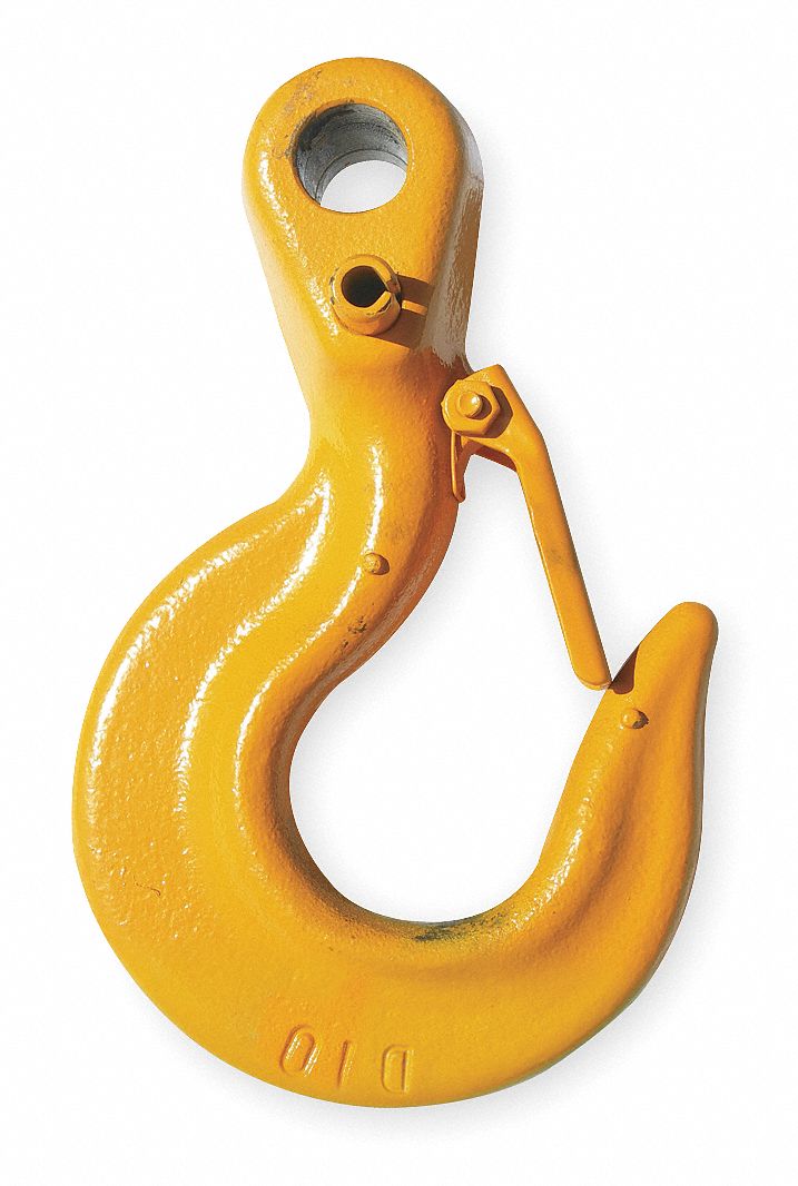 Top Hook Assembly: Electric Chain Hoists, 2, 000 lb Compatible Load Capacity, SNER