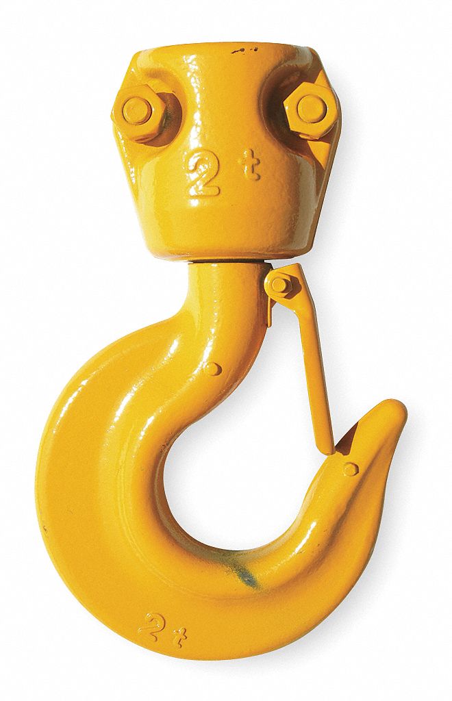 Bottom Hook Assembly: Electric Chain Hoists, 4, 000 lb Compatible Load Capacity, SNER