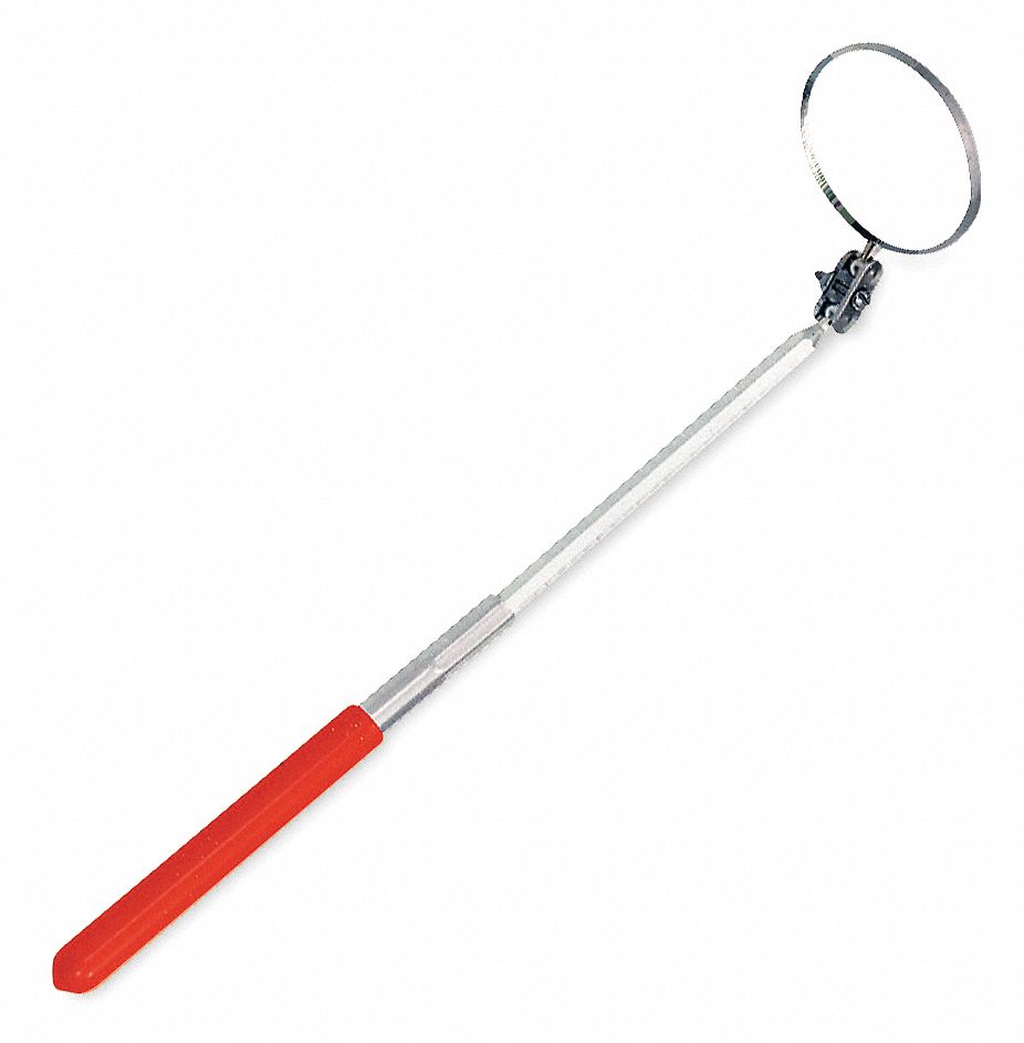 Circular Inspection Mirror, 21/4 Mirror Size (In.), 8 to 14 Length (In