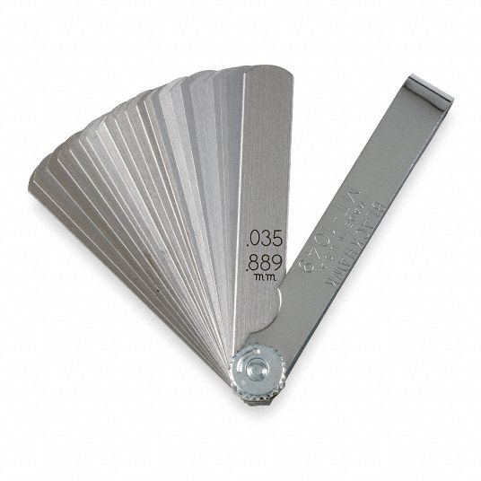 BLACKHAWK BY PROTO Feeler Gage, Long Form Calibration Certificate No