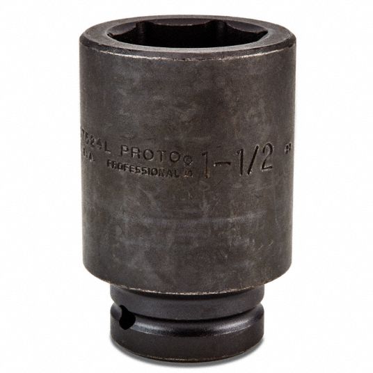 PROTO, 3/4 in Drive Size, 1 1/2 in Socket Size, Impact Socket