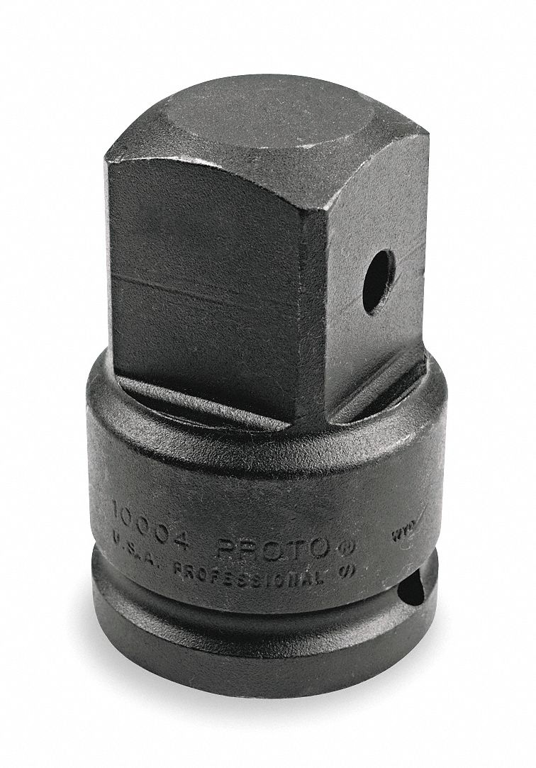 PROTO Impact Socket Adapter, Black Oxide, Locking No, Output Drive Male ...