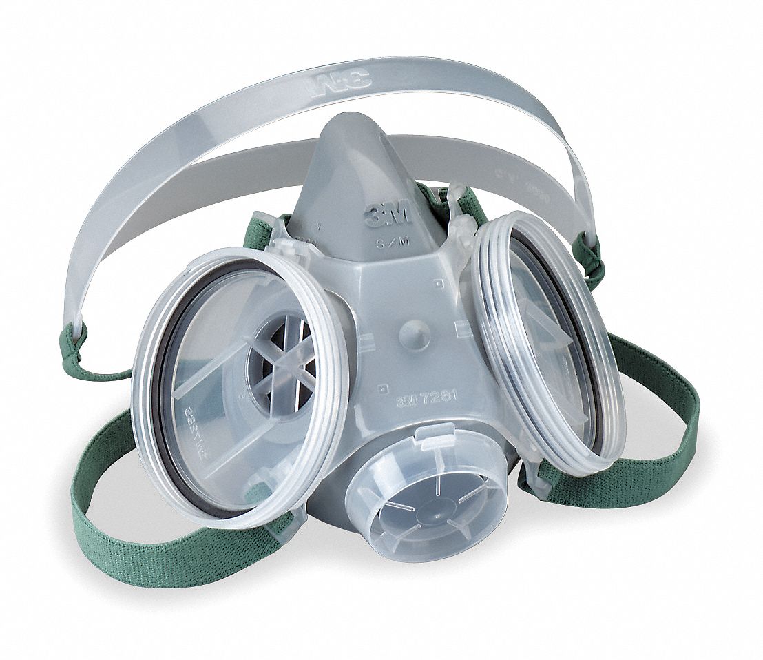 Half Mask Respirator, M - Grainger