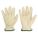 LEATHER DRIVERS GLOVES, XS (6), PIGSKIN, FULL FINGER, SHIRRED SLIP-ON CUFF, BEIGE