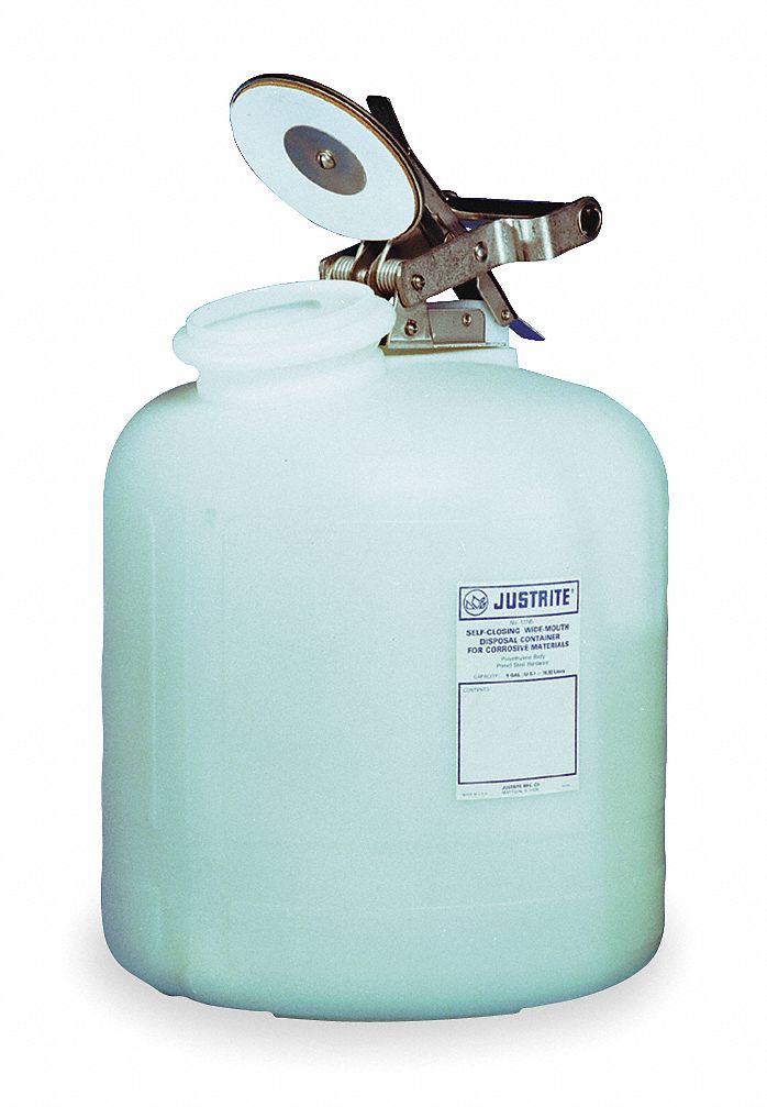 1AD89 - Disposal Can 5 Gal. White Polyethylene