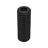 Set Screw Cup Point Grub 0.5mm 45H Steel Black Oxide M3 x 3mm 