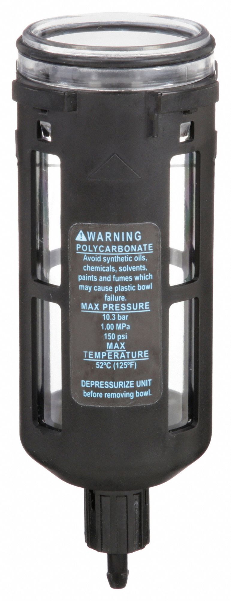 WILKERSON, Plastic, GRP, Air Filter Bowl 1AFG1GRP96634 Grainger