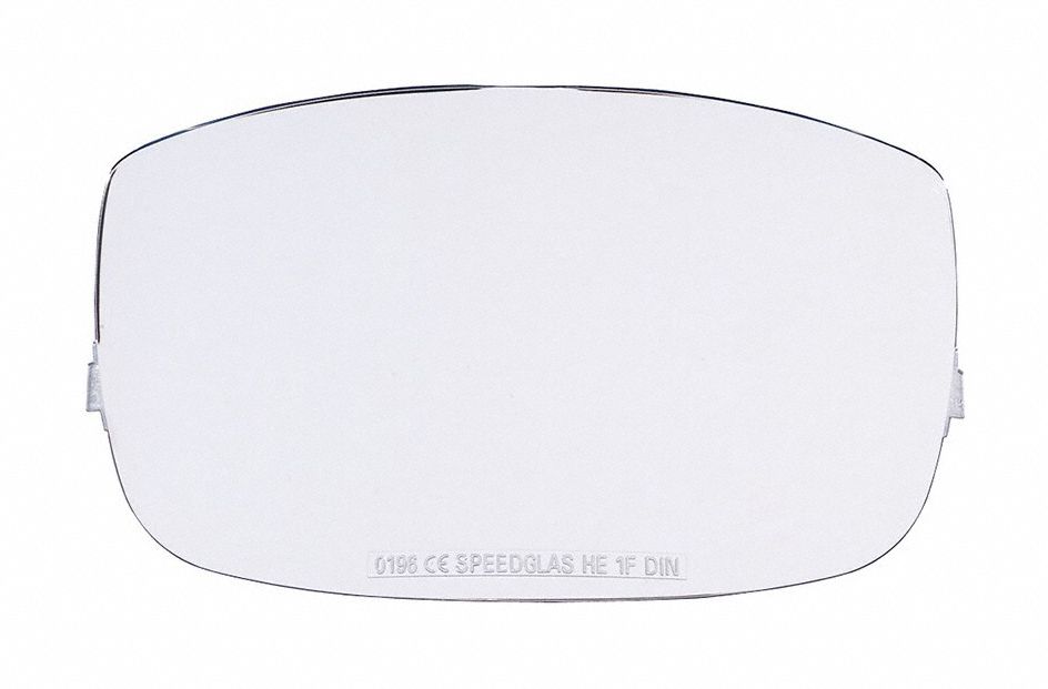 PLAQUE DE PROTECTION EXTÉRIEURE, PC, PQT DE 10, POUR MASQUES DE SOUDAGE SPEEDGLAS 9000/FLEXVIEW/UTILITY