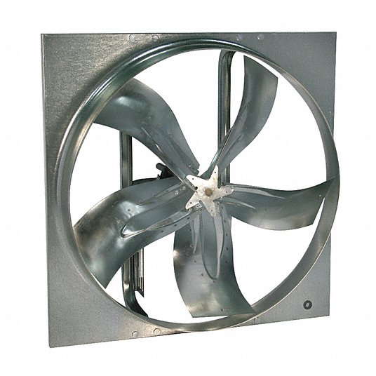 Exhaust Fan: 20 in Blade, For 4,404 cfm to 6,348 cfm Air Flow (Dependent on Motor)