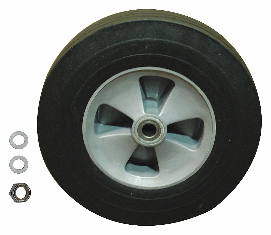 RUBBERMAID COMMERCIAL PRODUCTS, For 5M640, Wheel 1AHU5FG1013L10000
