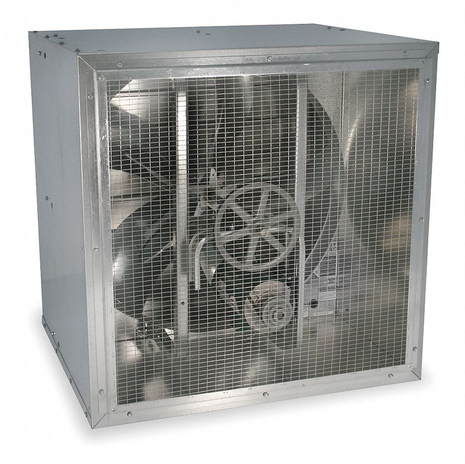 CABINET SUPPLY FAN, BELT DRIVE, 54 IN BLADE, 5 HP, OPEN DRIP-PROOF, 36,830 CFM, 3 PH