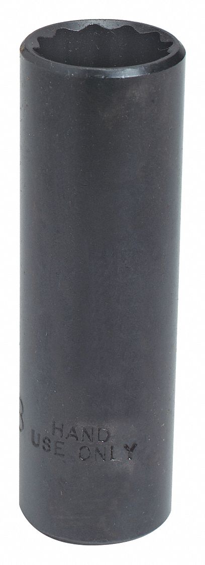 DOUILLE 12PT NOIR 7/16 3/8