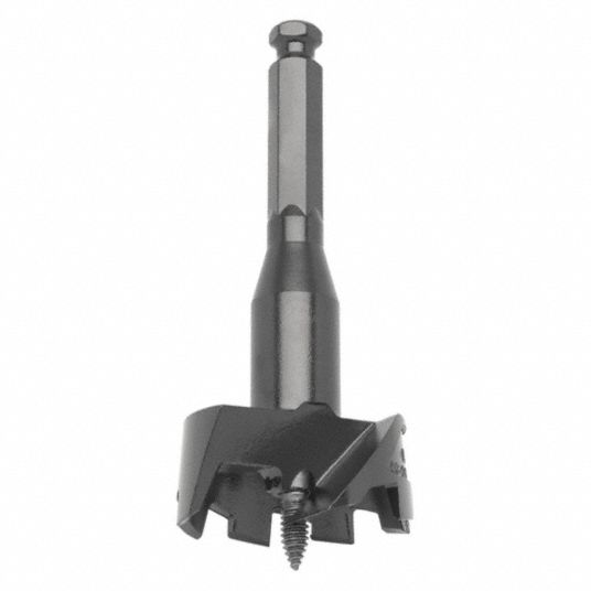 MILWAUKEE High Speed Steel Wood Drilling Bit, SelfFeed Style, 2 in Bit