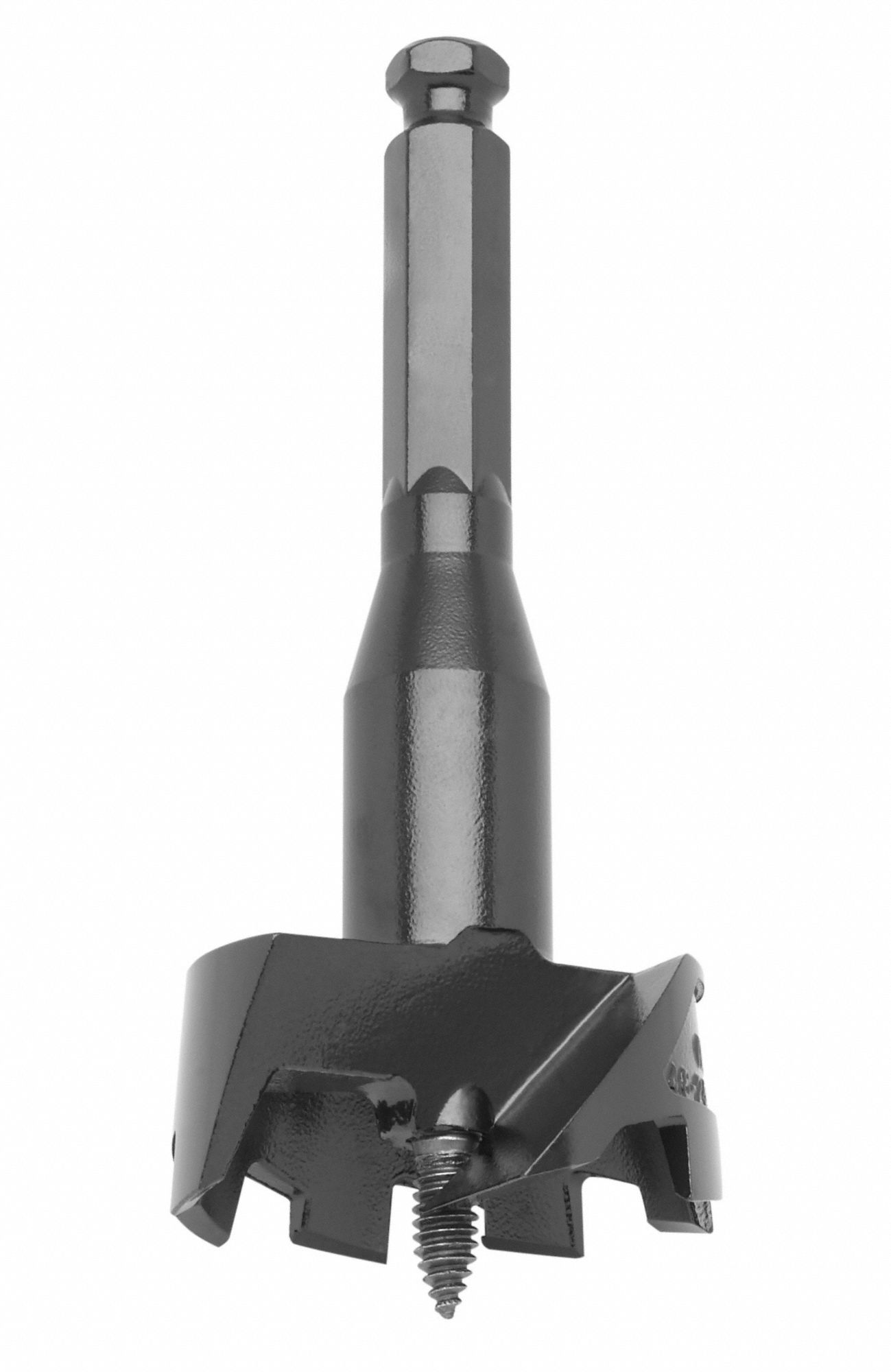 Self Feed Drill Bit: 2 in Drill Bit Size, Hex, 7/16 in Shank Dia, 6 3/4 in Overall Lg
