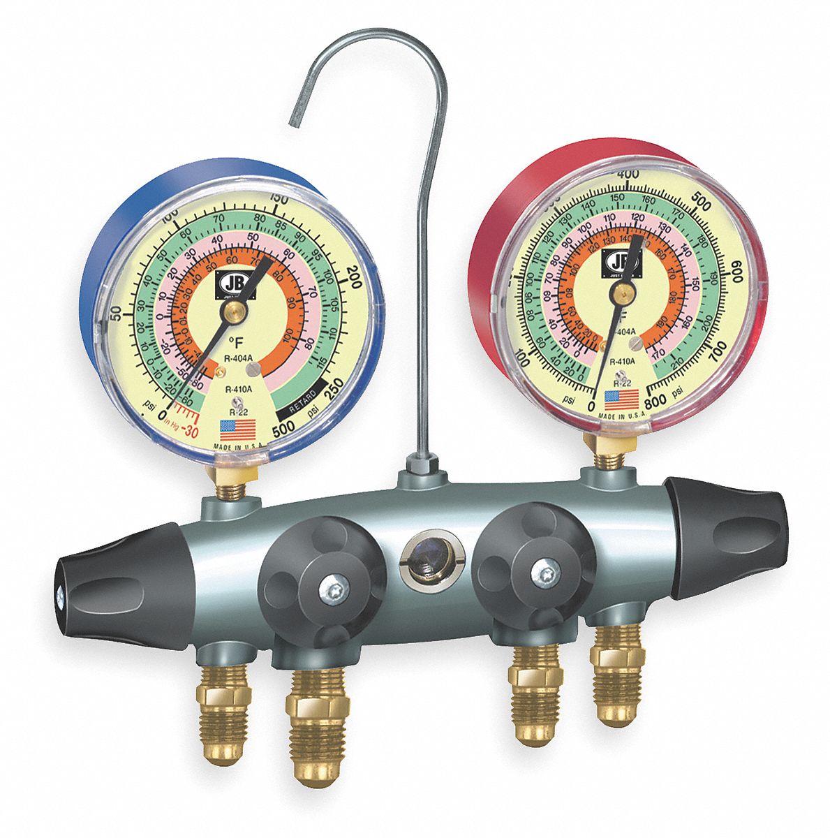 Manifold Gauge Set, Number of Valves 4 Grainger