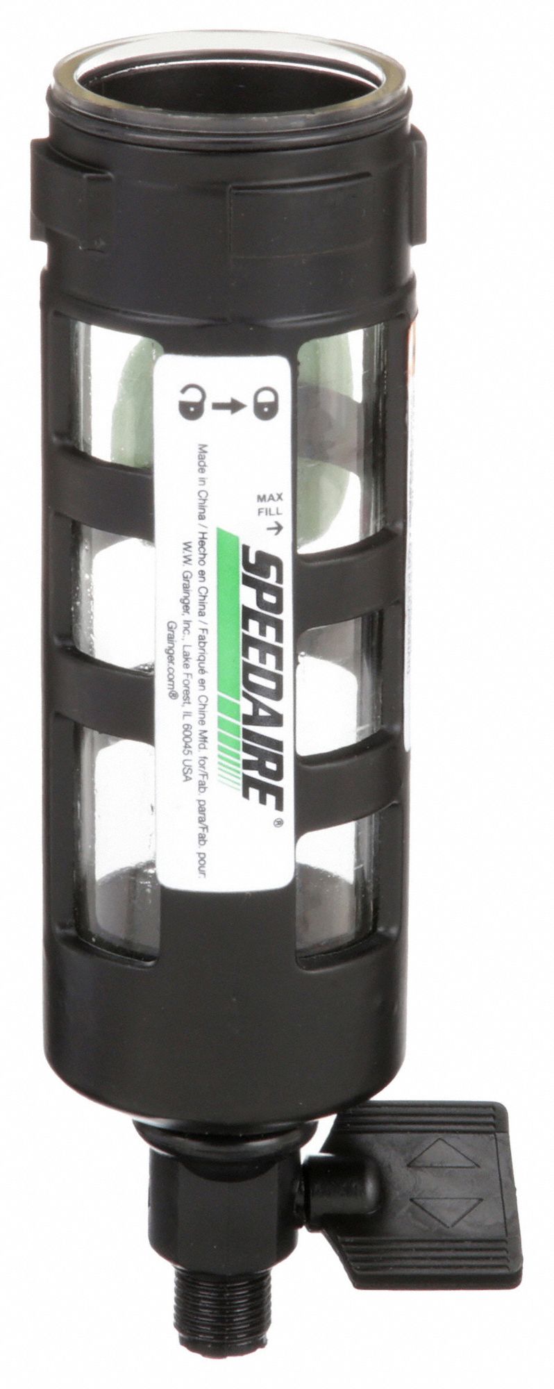 Air Lubricator Bowl: Polycarbonate, 1AKG8