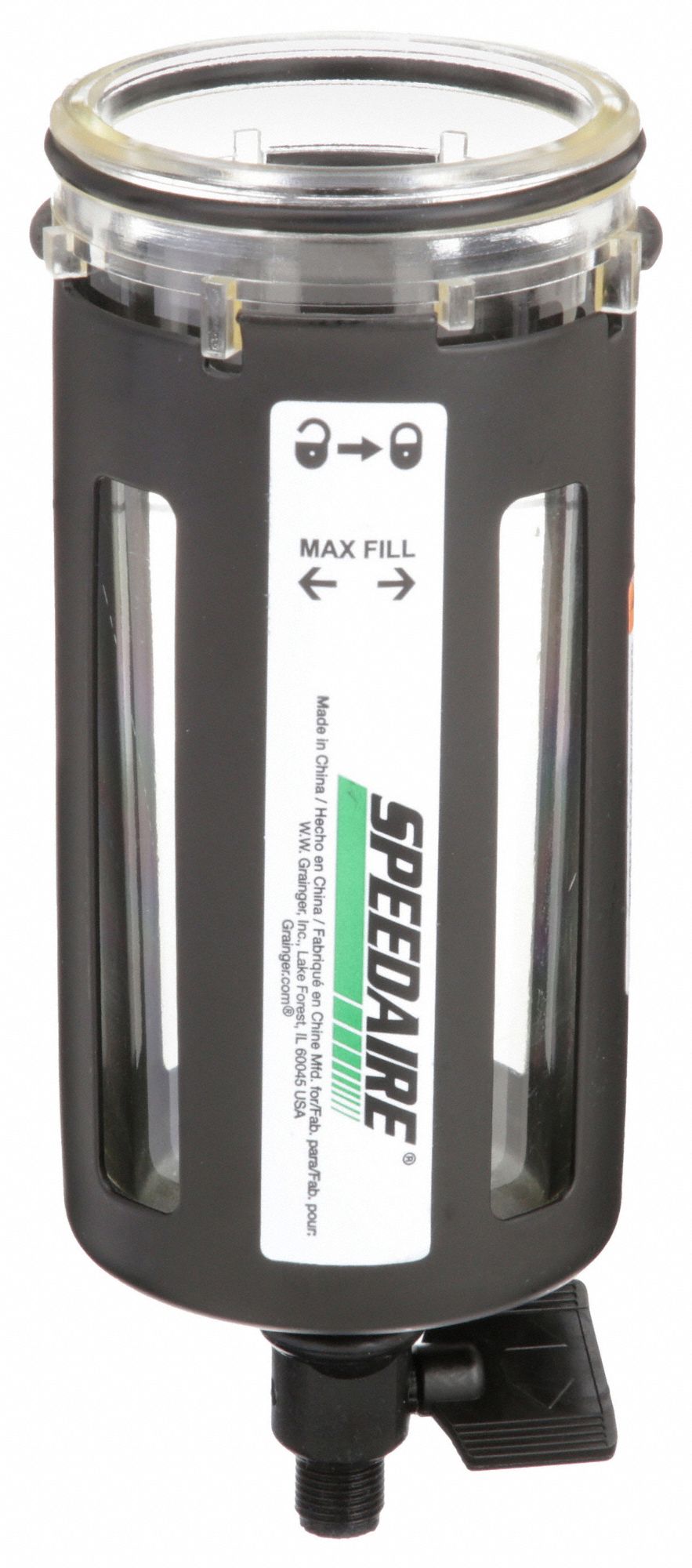 Air Lubricator Bowl: Polycarbonate, 1AKJ1