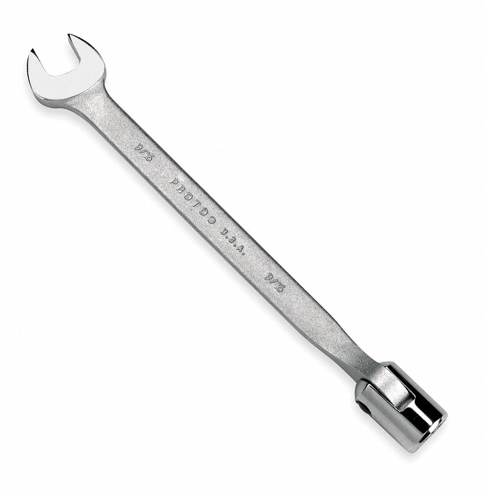 Combination Wrench, Alloy Steel, Satin, 6 in Overall Length