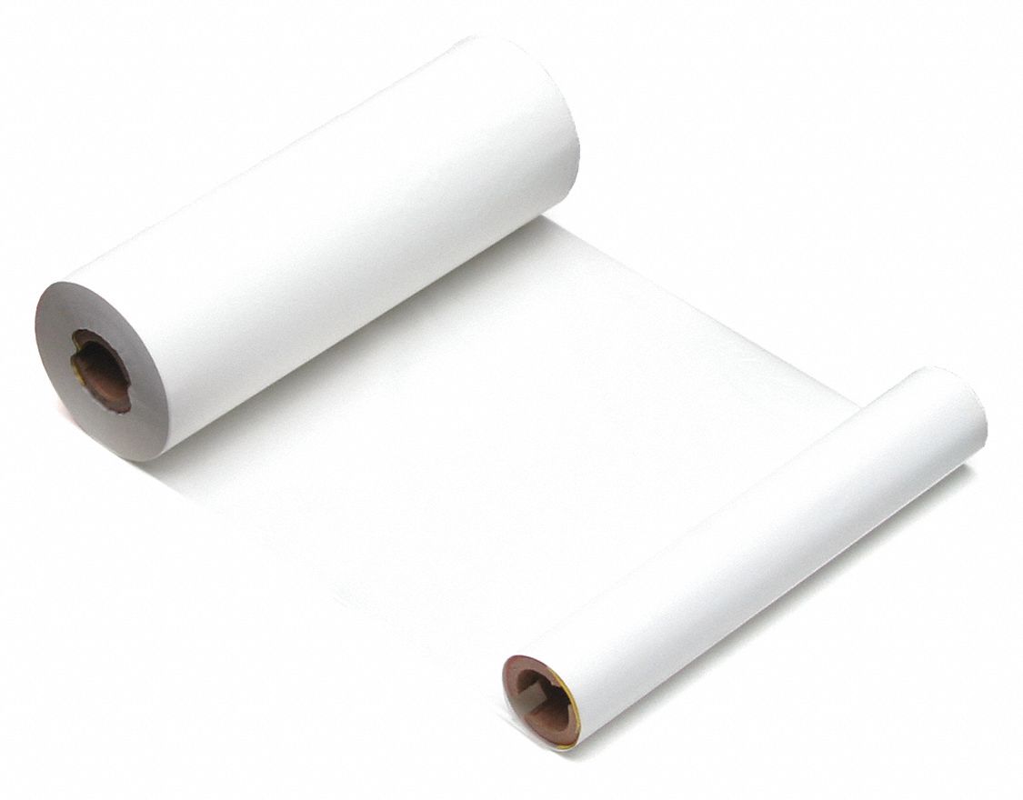 Single-Color Printer Ribbon: 4 7/16 in x 290 ft, White, Resin, MiniMark
