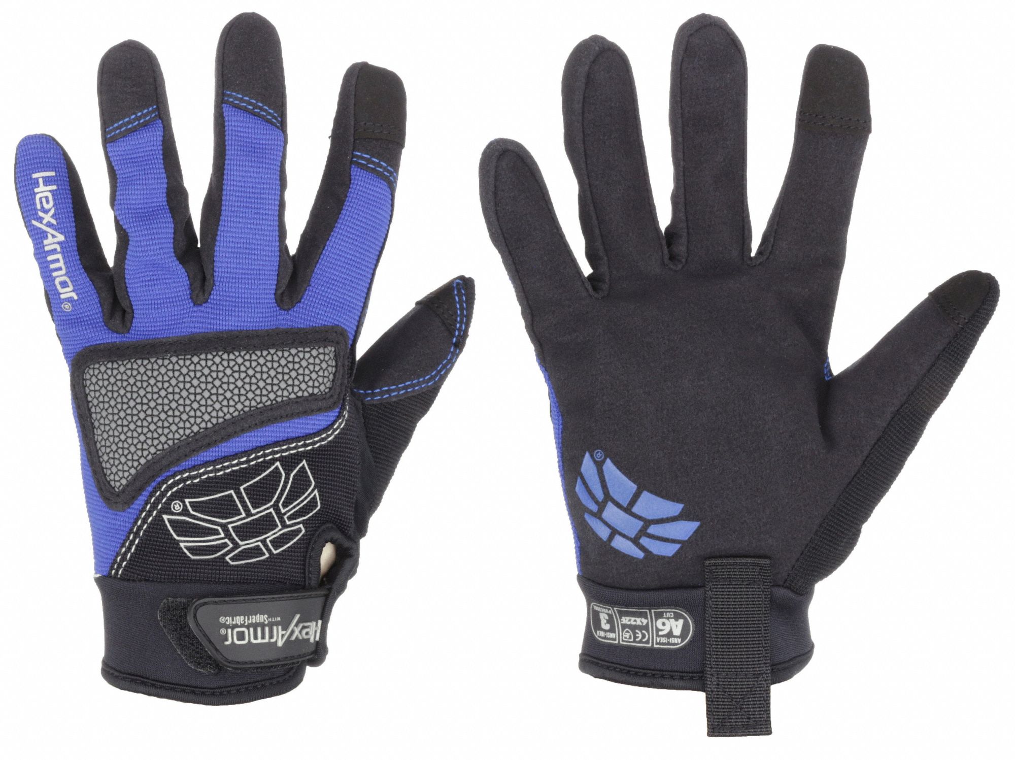 MECHANICS GLOVES, S (7), ANSI CUT LEVEL A6, PALM AND KNUCKLES