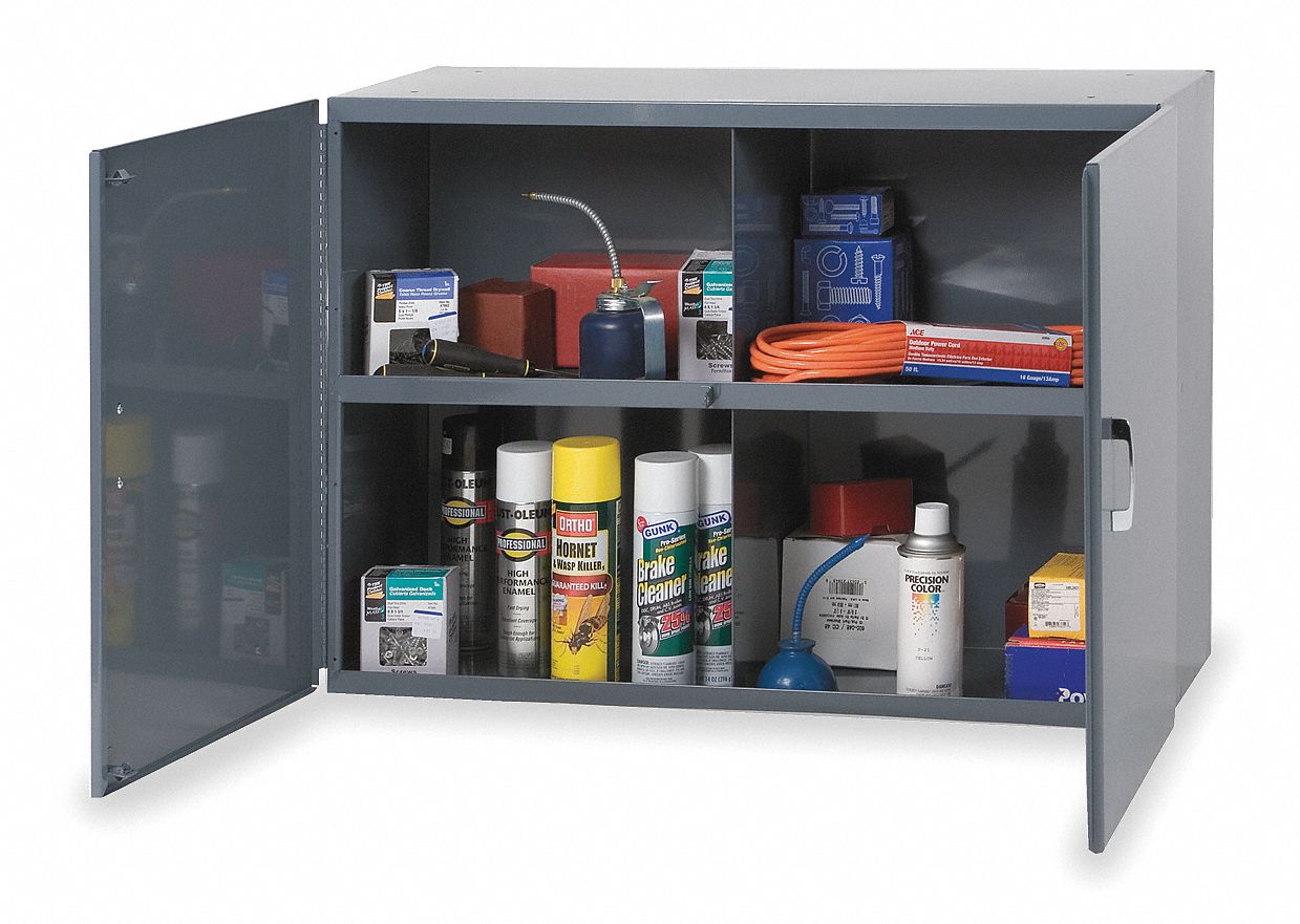 Durham Mfg Commercial Storage Cabinet Gray 23 3 4 In H X 33 3 4 In W X 12 In D Assembled 1anu5 338 95 Grainger