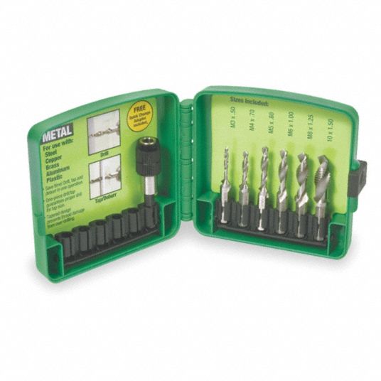 Drill on sale tap set