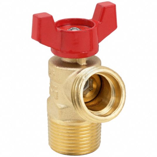 Brass, MIP, Boiler Drain Valve - 1APV6|102-054HN - Grainger