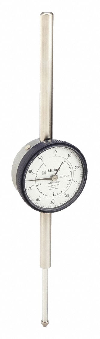 Mitutoyo 0 In To 2 In Range Continuous Reading Dial Indicator Lug