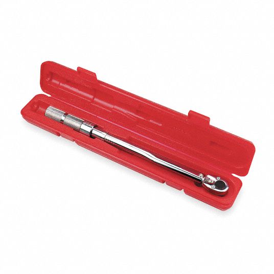 PROTO Micrometer Torque Wrench, NewtonMeter, Drive Size 3/4 in, Torque