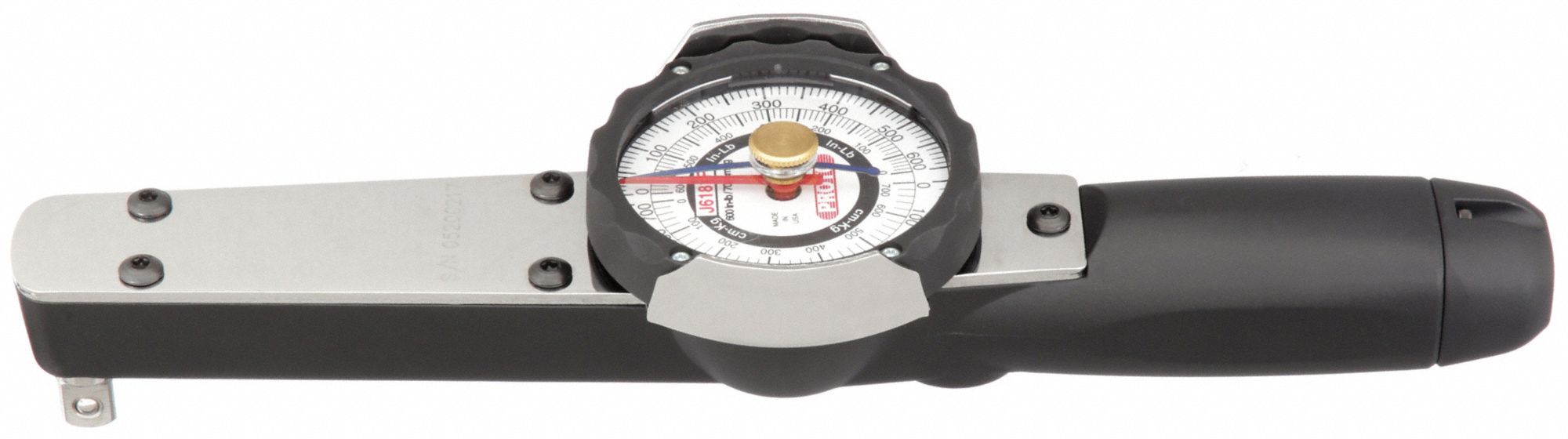 PROTO Dial Torque Wrench 3/8 in Drive Size, 120 to 600 inlb/140 to