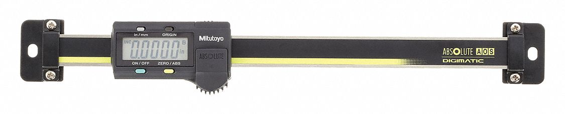 Horizontal Digital Scale Unit: 0 in to 6 in /0 mm to 150 mm, Horizontal, IP66