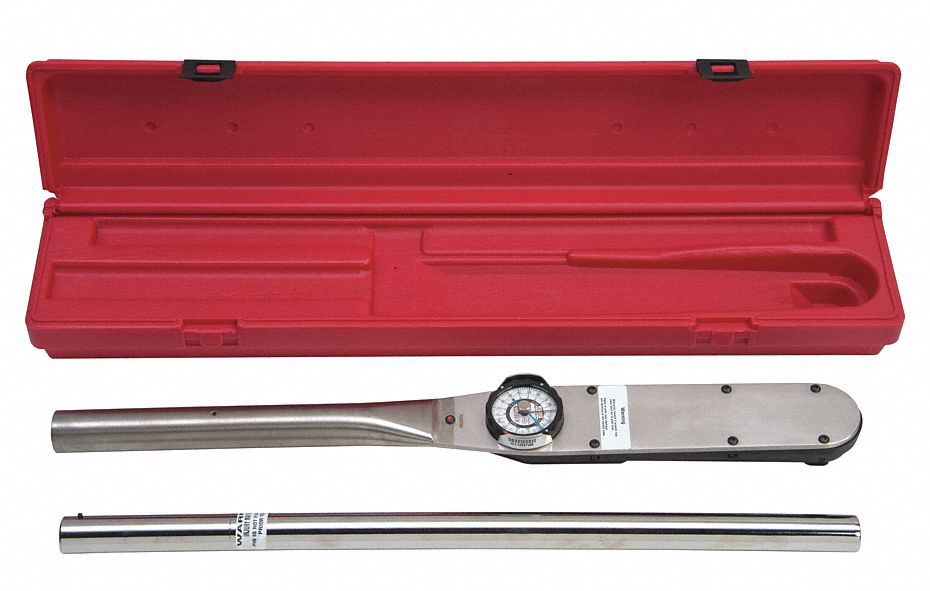PROTO Dial Torque Wrench 3/4 in Drive Size, 120 to 600 ftlb/16 to 80