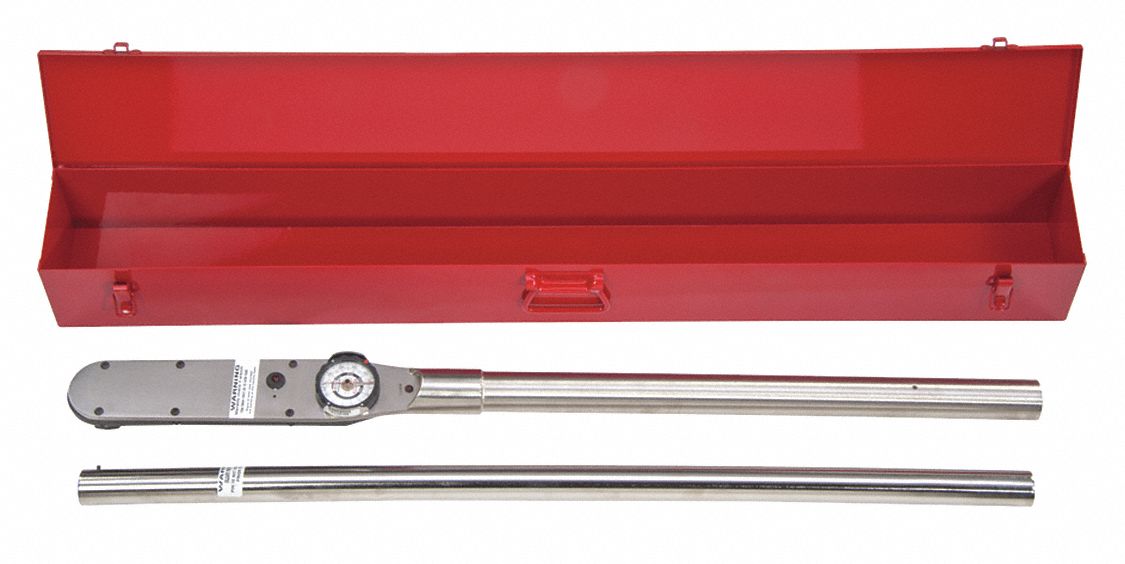 PROTO Dial Torque Wrench 1 in Drive Size, 0 to 1000 ftlb/28 to 140 m