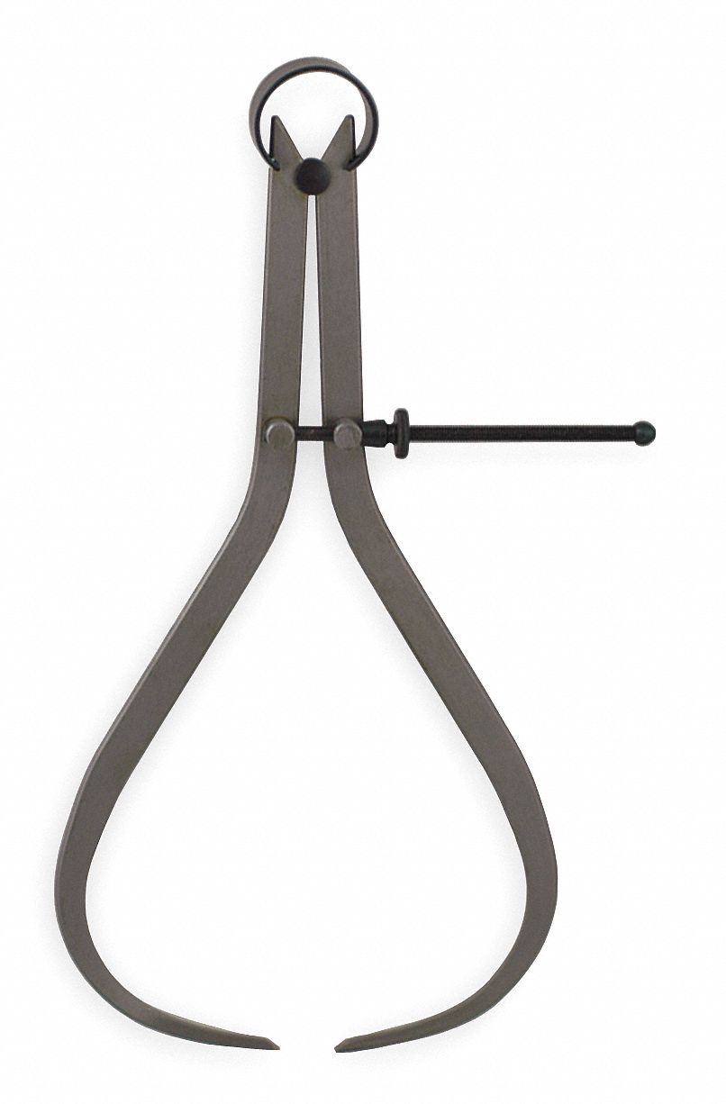 Outside Spring Caliper, Nut Type Solid Grainger