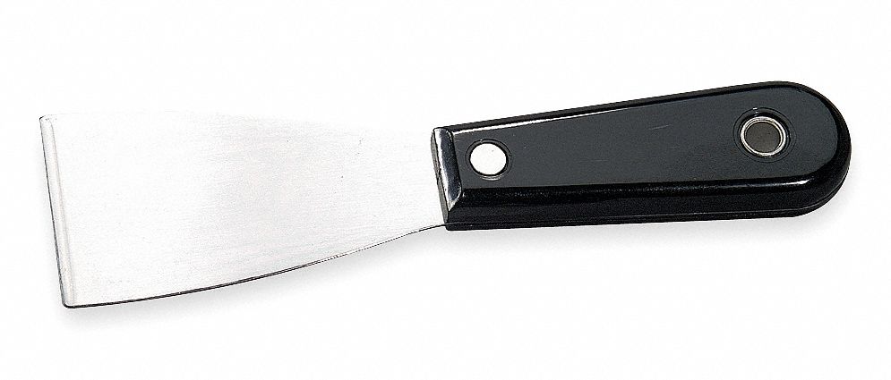 PUTTY KNIFE, CARBON STEEL, 3⅞ IN NYLON HANDLE, 7½ IN L