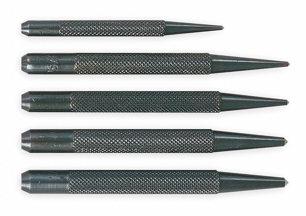 CENTER PUNCH SET WITH POUCH
