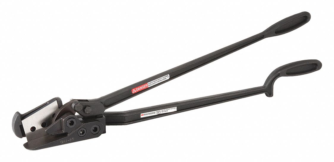 SIGNODE, Fits 2 in Strap Wd, Fits .050 Strap Tensile, Strapping Cutter