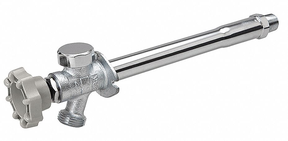 Grainger Approved 4 L Chrome Plated Brass Frost Proof Sillcock