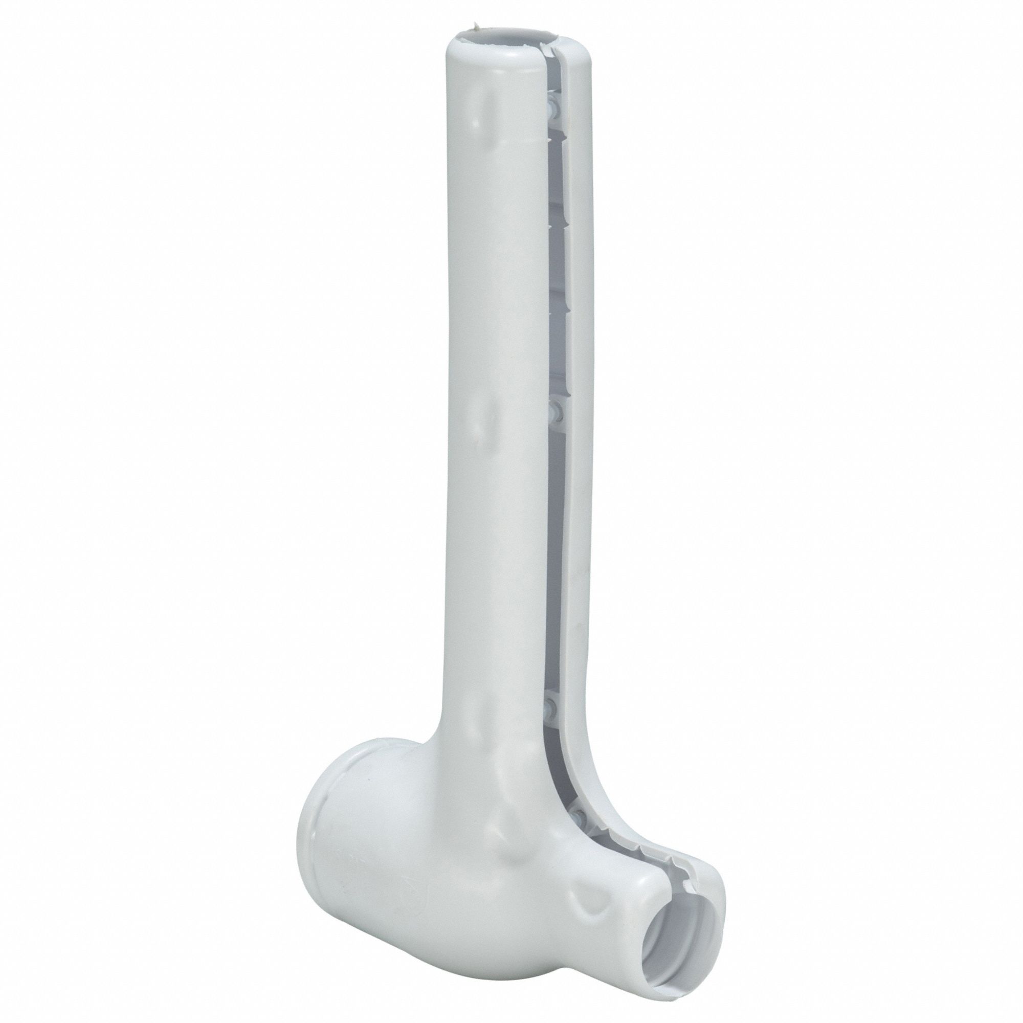 Angle Valve And Supply Cover: Vinyl, White, 1 1/4 in_1 1/2 in Nominal Pipe Size, 1 Pieces