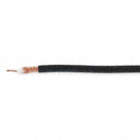 COAXIAL CABLE,20 AWG,1000 FT.,BLACK