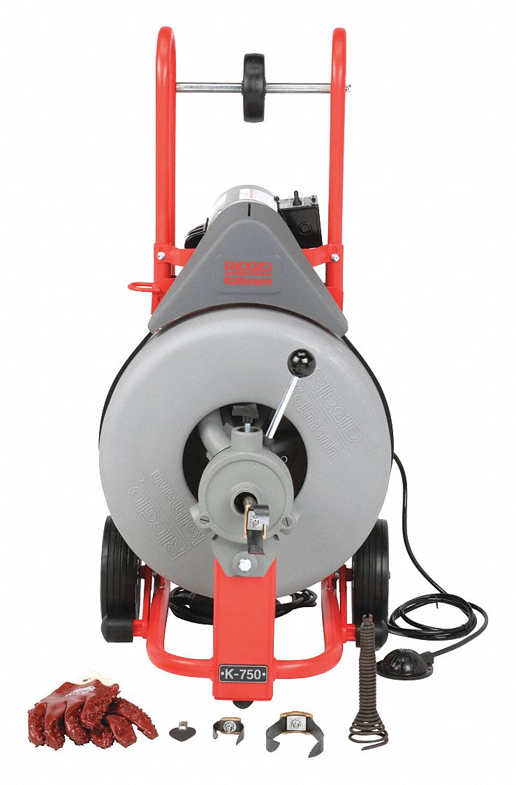 Sewer Machine Drain Cleaner 100' x 1/2