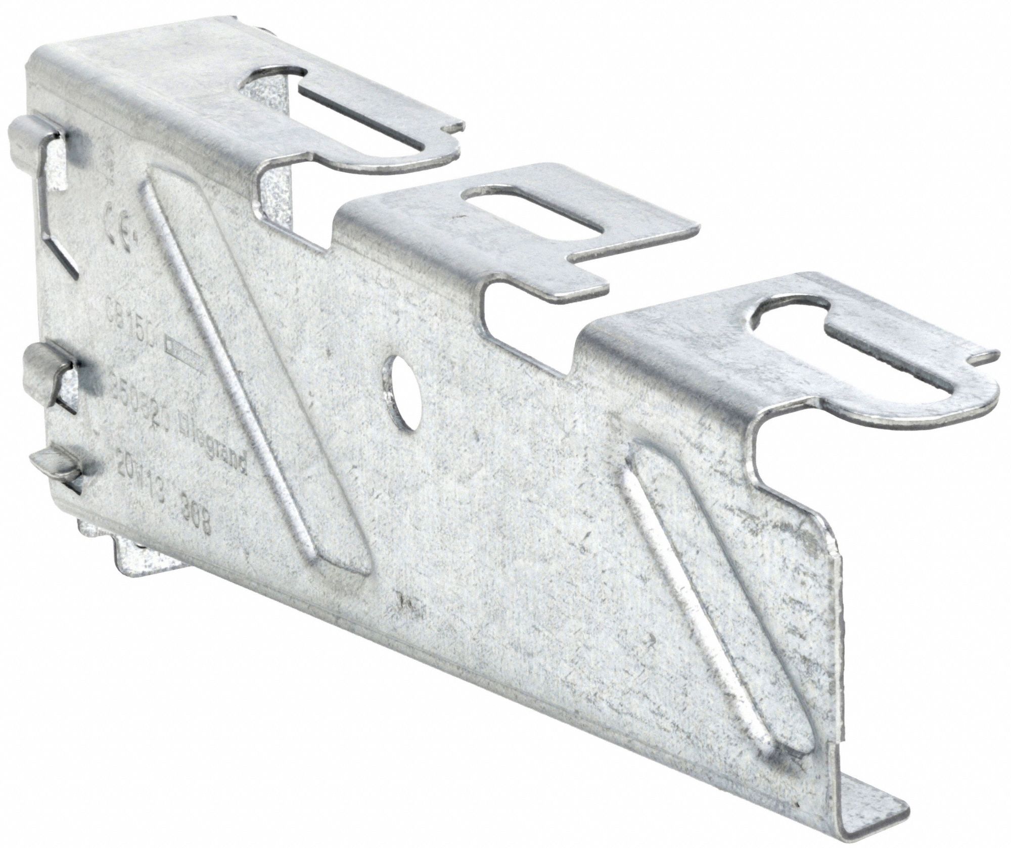 UNIVERSAL BRACKET, 6 IN W, STEEL, GALVANIZED