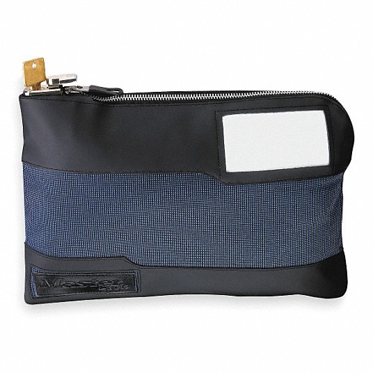 Blue Locking Security Bag, Nylon