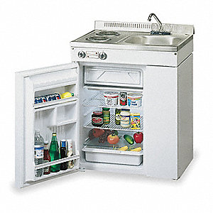 WOODS Compact Kitchen,Refrigerator,Sink,Stove - 1ATY9|K05W - Grainger