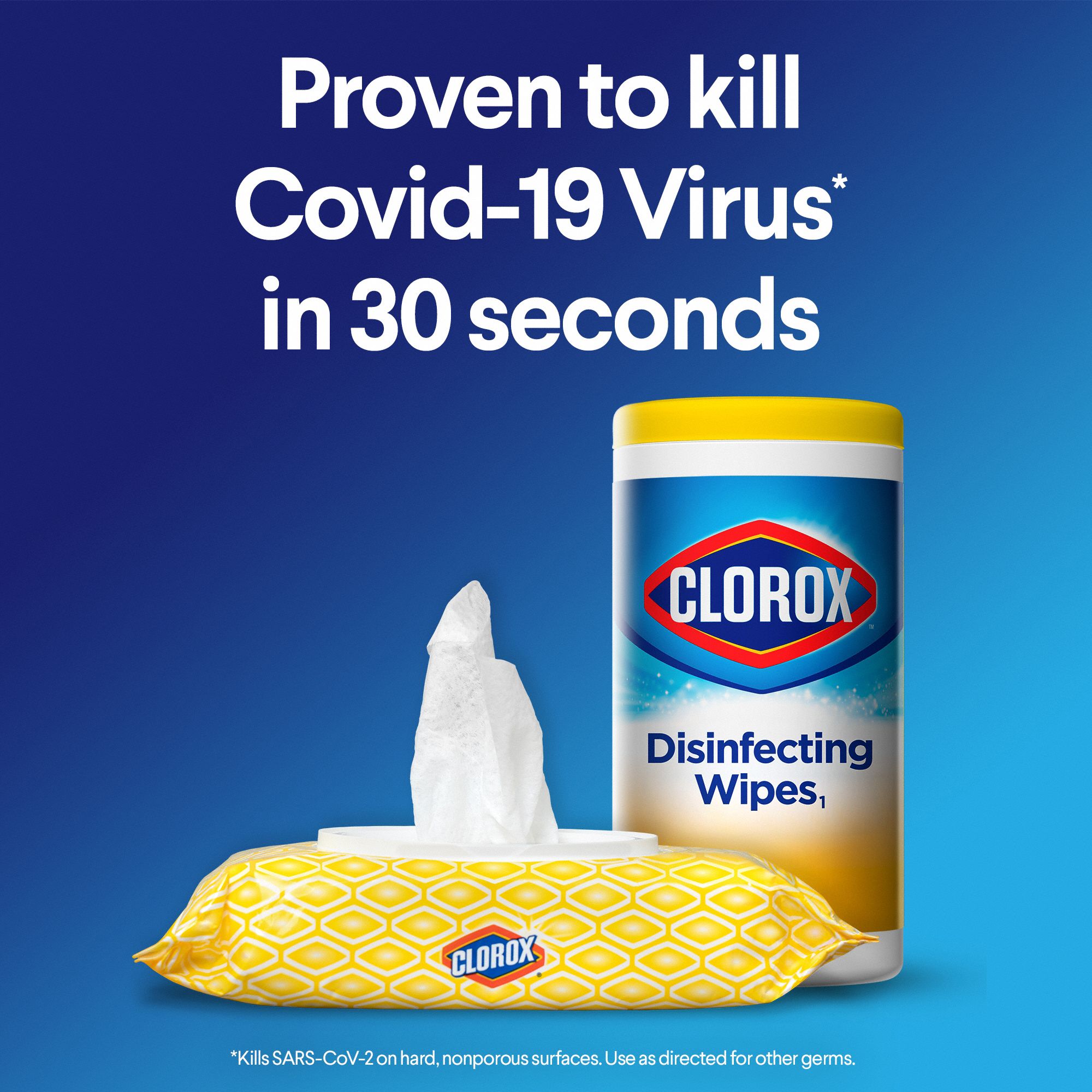 CLOROX Disinfecting Wipes Canister, 35 ct Container Size, Ready to Use